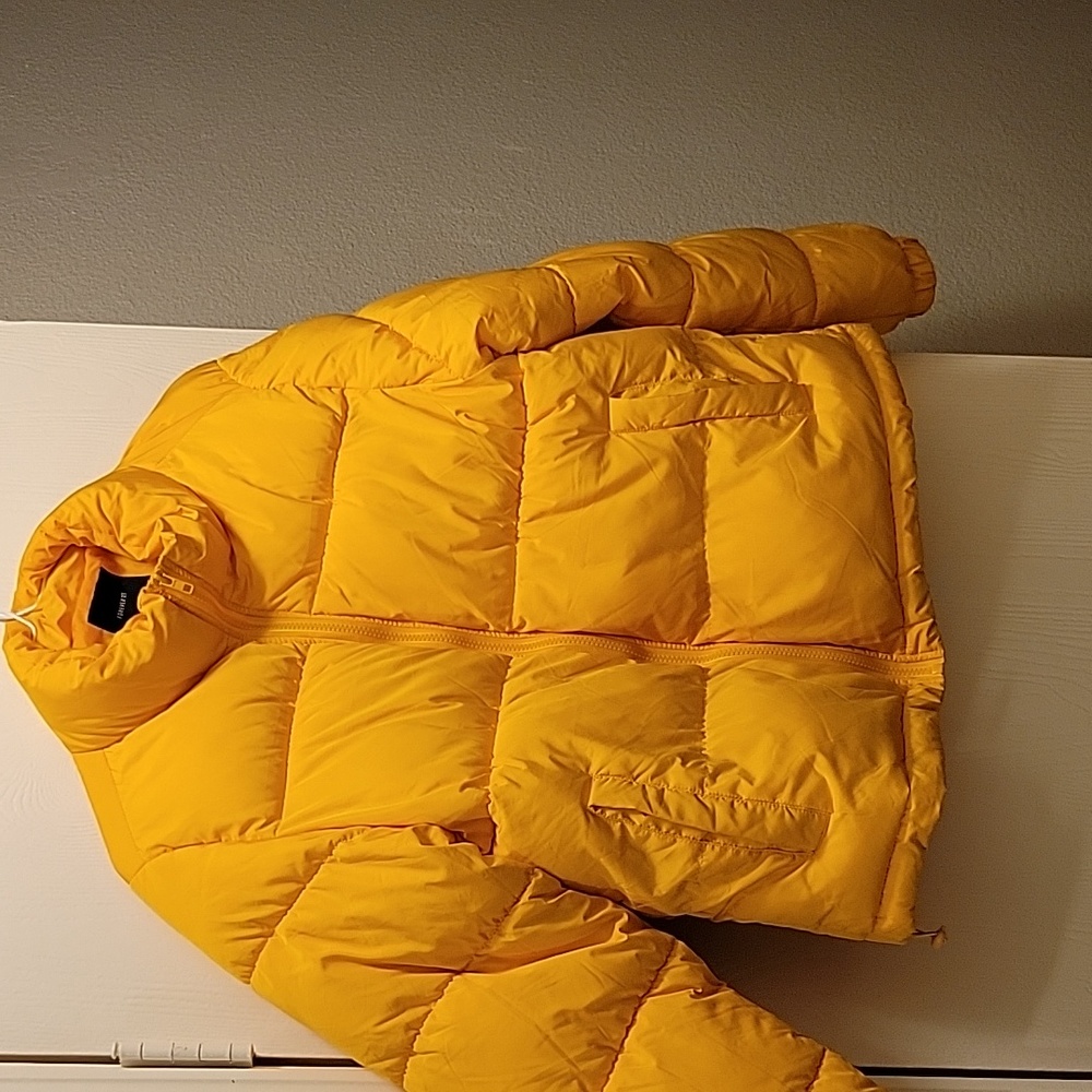 Forever21 Gold Puffer
